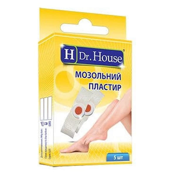 *Пластир H Dr.House д/видалення мозолів 20 мм х 70 мм №5