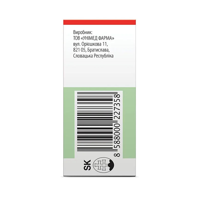 *Олопатадин Унімед Фарма краплі очні р-н 1 мг/мл 5 мл фл. №1