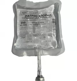 *Натрия хлорид р-р д/инф. 9 мг/мл 250 мл