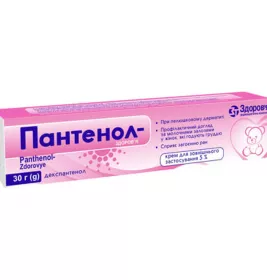 *ДУБЛЬ Пантенол-Здоровье крем 5% 30г туба №1