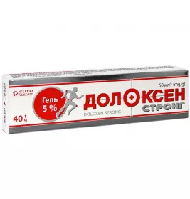 Долоксен Стронг гель 50мг/г туба 40г