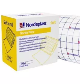 *Пластир Nordeplast Софт неткан. 5 см х 10 м
