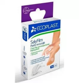 *Пластир ECOPLAST СаліДиск д/видалення бородавок №16