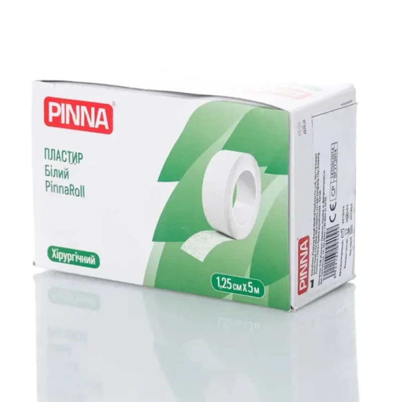*Пластир PinnaRoll ткан. 1,25 см х 5 м