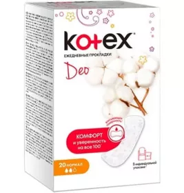 *Прокладки Kotex Normal Deo Lux №20