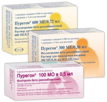*Пурегон р-н д/ін. 833 МО/мл 0,78 мл (600 МО) карт. + голка №1