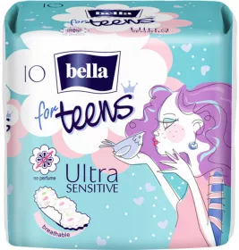 *Прокладки Bella for Teens Ultra Sensitive extra soft №10