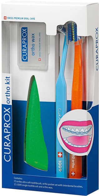 *Набір Curaprox зубних щіток Ортодонтичний
