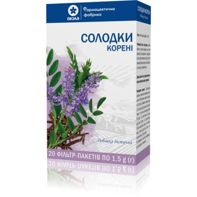 *Солодки корни ф/п 1,5г №20 Виола *Солодки корни ф/п 1,5г №20 Виола