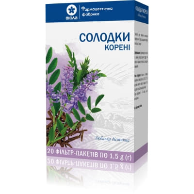 *Солодки корені ф/п 1,5г №20 Віола