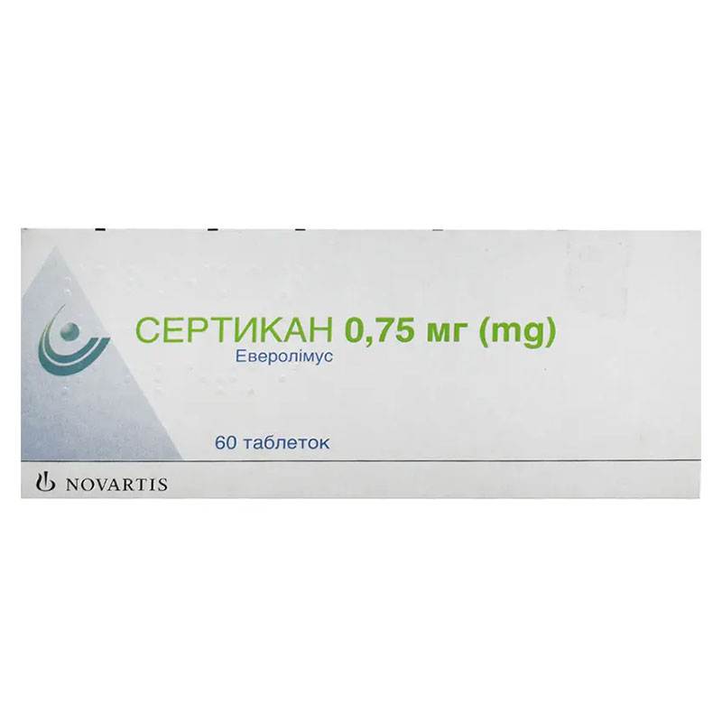 *Сертикан табл. 0,75 мг №60