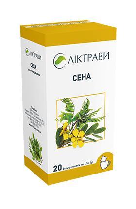 *Сена листя та плоди Ліктрави 1,5г ф/п №20