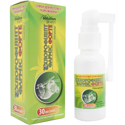 *Хлорофіліпт Фарміс Форте спрей д/ротов. порож. 30мл