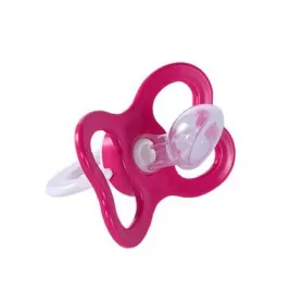 *Соска-пустушка Київгума Веселий метелик силікон. ортодонт. в інд. упак.