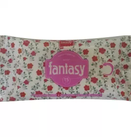 *Салфетки влажные FANTASY Beauty с ароматом цветочной свежести №15