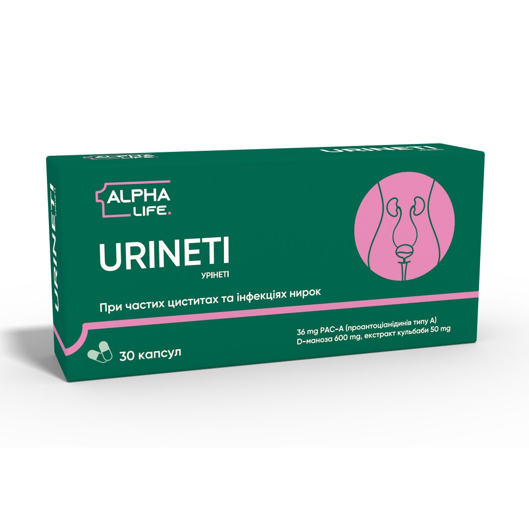 *Урінеті Alpha Life капс. №30
