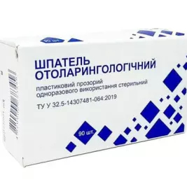 *Шпатель ЛОР пластик.стер. 152 x19 x2мм №90 Склоприлад