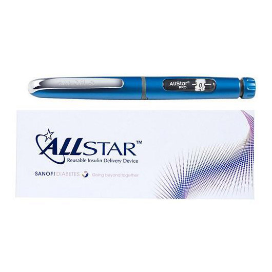 *Шприц-ручка ALLStar багаторазова бірюзова