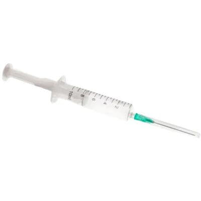 *Шприц 2-х комп. з 1-ю голкою 21G (0,8х38мм) 10мл №1 Tiramed