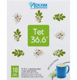 *ТЕТ 36.6 з ароматом акації пор. д/орал. р-ну 13,1 г пак.-саше №10
