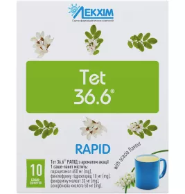 *ТЕТ 36.6 Рапид с аромом акации пор. д/орал. р-ра 23 г пак.-саше №10