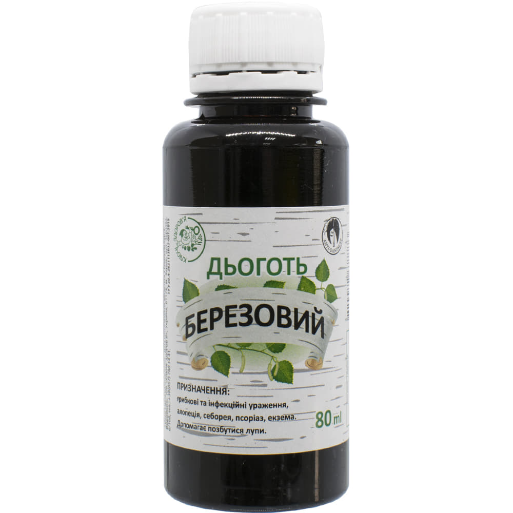 *Діготь березовий засіб для догляду за волос. фл. 80 мл Ключі Здоров'я