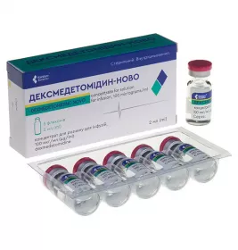 *Дексмедетомідин-Ново концентрат д/р-ну д/інф.100 мкг/мл 2мл фл. №5