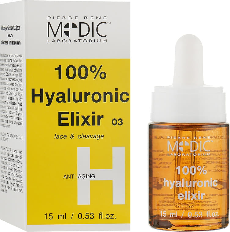 *Эликсир для лица Pierre Rene Гиалуроновая кислота 100% 15мл