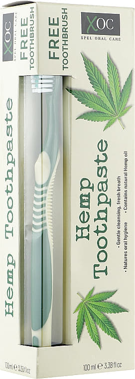 *Набір Xpel Конопля Зубна паста + щітка