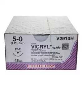 *Викрил V2910H 5-0 игла 3/8 13 реж. рассас. фиолет. 75см