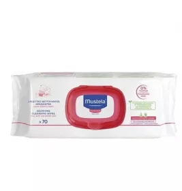 *Серветки вологі Mustela для чутливої шкіри №70