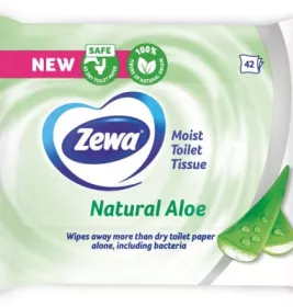 *Туалетний папір вологий Zewa Алое Вера №42
