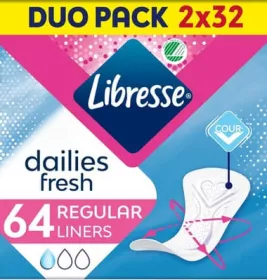 *Прокладки Libresse Ежедневные Daily Fresh Normal №64