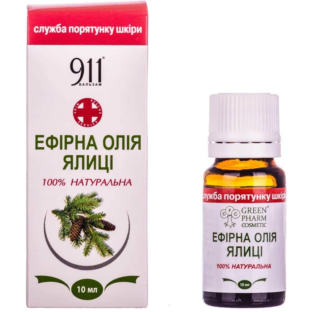 *Олія ефірна Green Pharm Cosmetic ялиці 10 мл