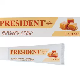 *Зубная паста President Baby Карамель 0-3 г. 30 мл