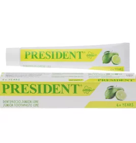 *Зубна паста President Junior Лайм 6+  50 мл