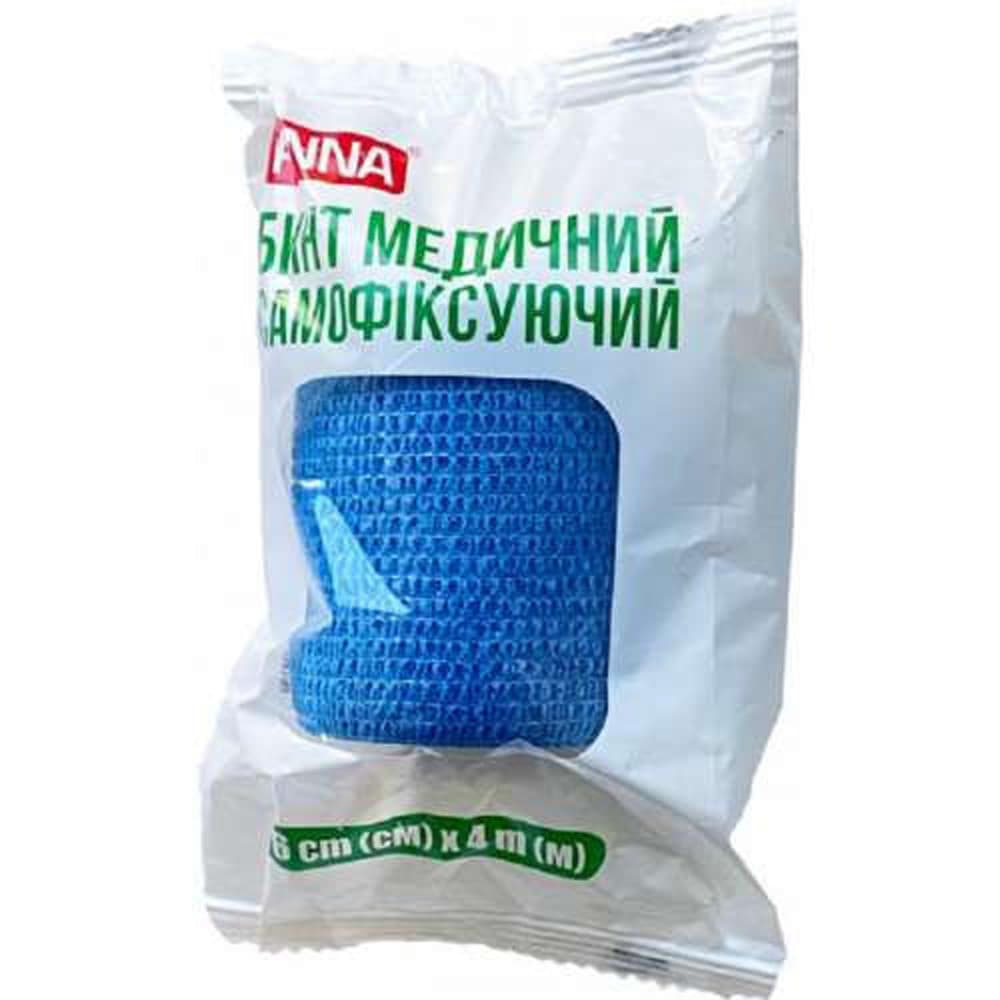 *Бинт Pinna самофиксирующий 6см х 4м