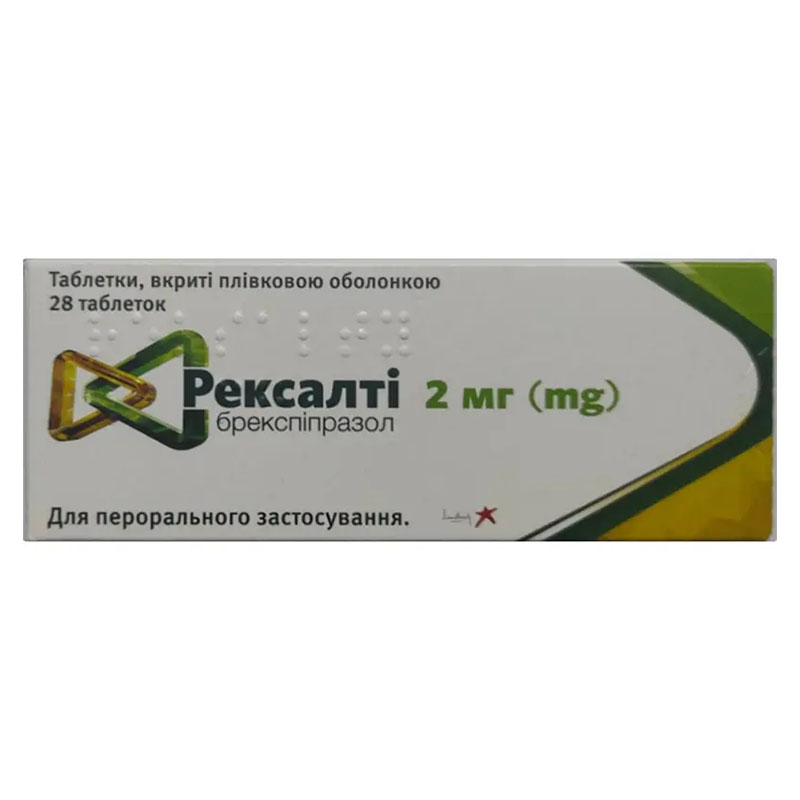 *Рексалті табл. п/об. 2мг №28