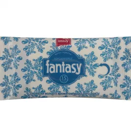 *Серветки вологі Fantasy Beauty з ароматом морського бризу №15