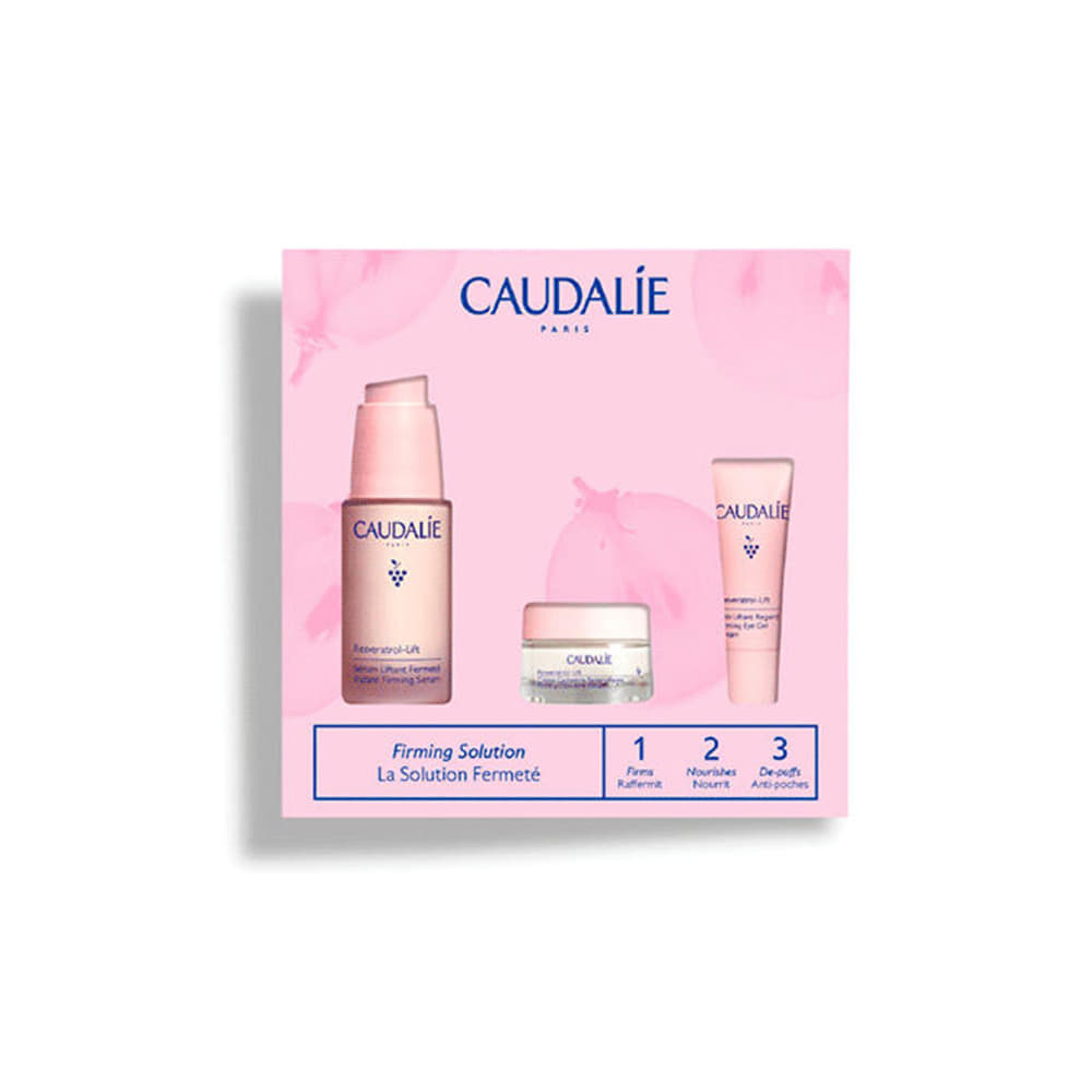 *Набір Caudalie Resveratrol Lift 1,2,3 Spring Set (Сироватка 30мл, Крем-кашемір 15мл, Крем-гель 5мл)