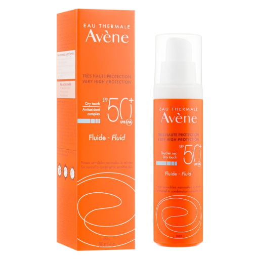 Флюїд Avene Сонцезахисний для норм та комб шкіри SPF50+ 50мл