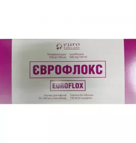 *ДУБЛЬ Еврофлокс р-р д/инф. 500мг/100мл конт. ПВХ 100мл