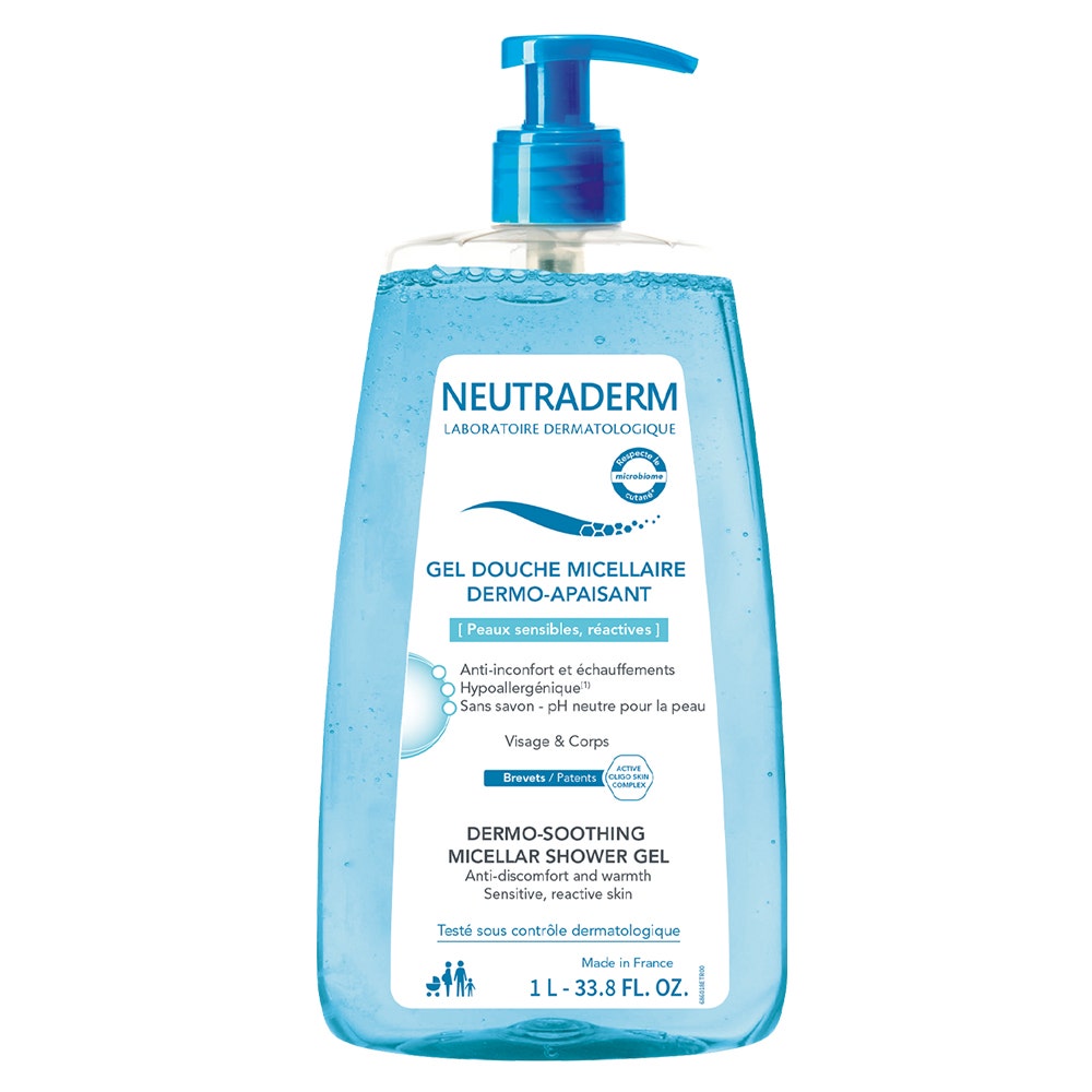 Гель NEUTRADERM для душа успокаивающий мицеллярный 1л Гель NEUTRADERM для душа успокаивающий мицеллярный 1л