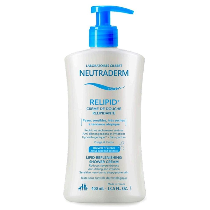 Крем NEUTRADERM РЕЛІПІД+ для душу 400 мл