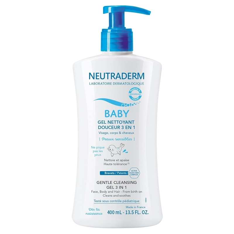 Гель NEUTRADERM БЕБИ нежный очищающий 3-в-1 400мл Гель NEUTRADERM БЕБИ нежный очищающий 3-в-1 400мл