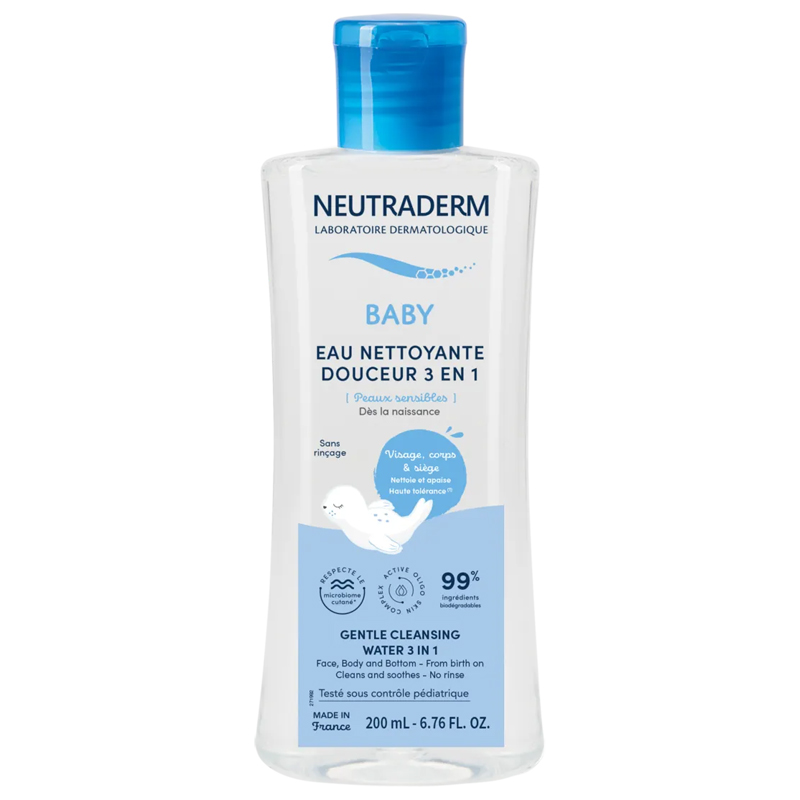 Вода NEUTRADERM БЕБИ нежная очищающая 3-в-1 200мл Вода NEUTRADERM БЕБИ нежная очищающая 3-в-1 200мл