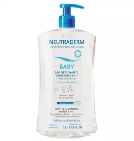 Вода NEUTRADERM БЕБИ нежная очищающая 3-в-1 1 л