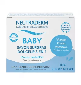 Мыло NEUTRADERM БЕБИ нежное 3-в-1 100г