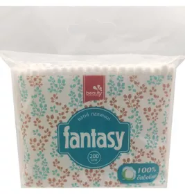 *Ватні палички Fantasy Beauty п/е пак. №200