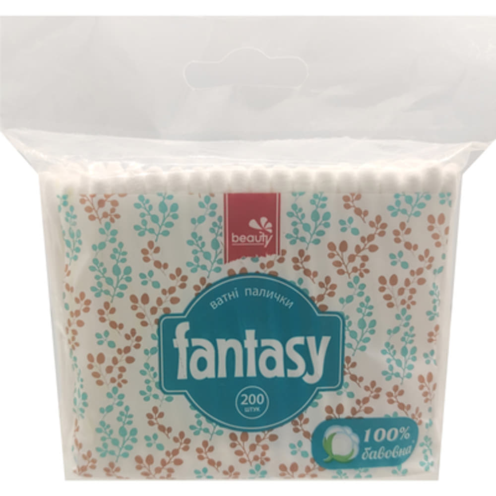 *Ватні палички Fantasy Beauty п/е пак. №200